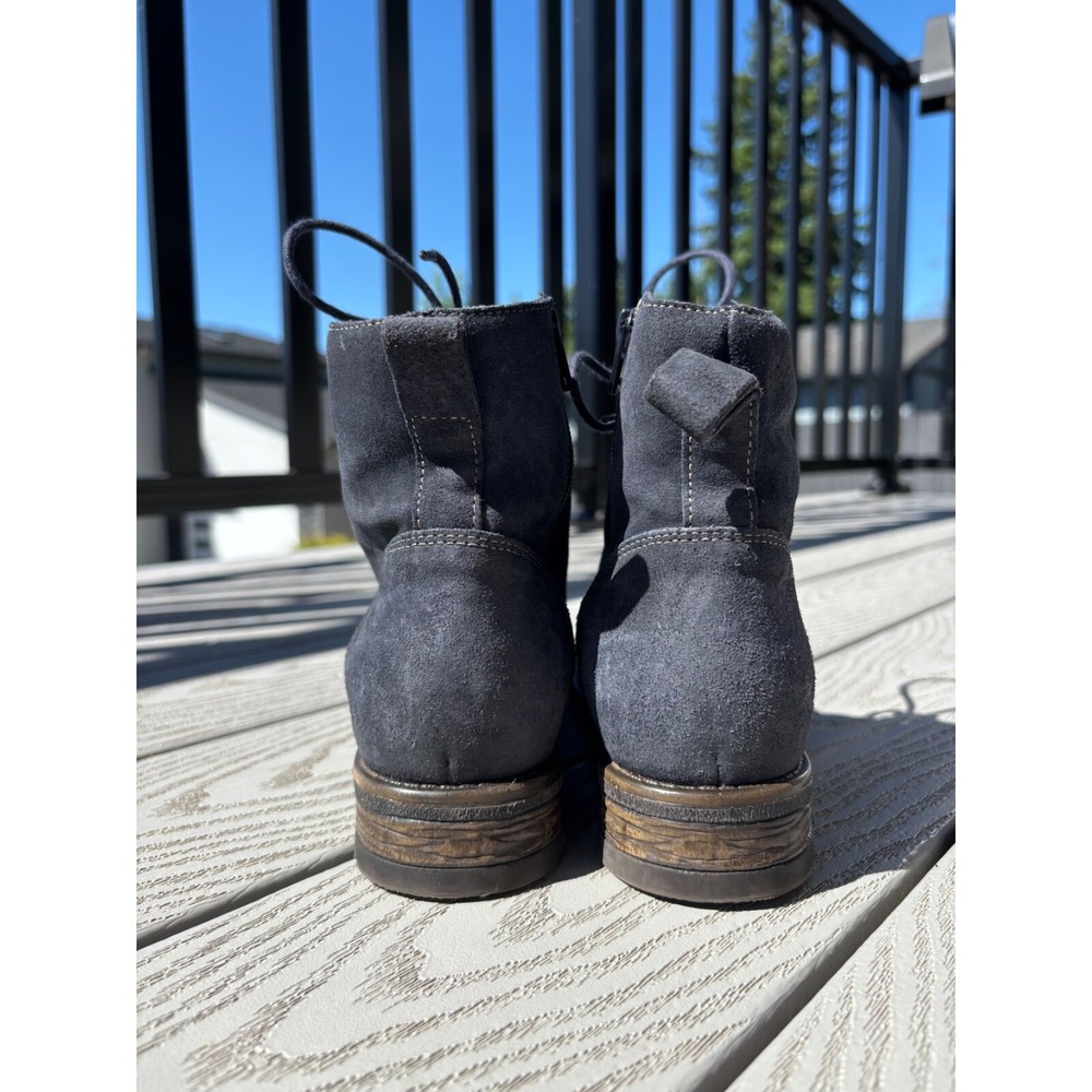 Taos Boots Women's Size US 6- 6.5 Boot Camp Blue Rugged Combat Moto Boot - Picture 9 of 11